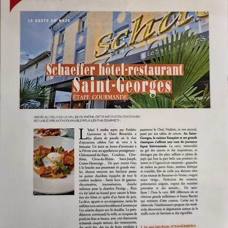 Logis Schaeffer- Restaurant Le Saint Georges Hotel 3*